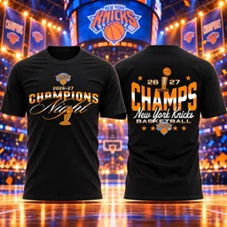 New York Knicks Celebrating Their 2026 Finals Victory Graphic Shirt for Basketball Fans