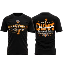 New York Knicks Celebrating Their 2026 Finals Victory Graphic Shirt for Basketball Fans