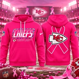 Kansas City Chiefs 2026 Crucial Catch Sideline Standard Issue Pink Hoodie