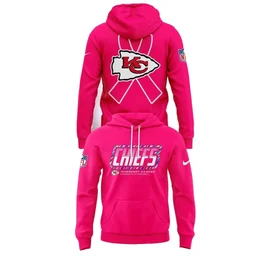 Kansas City Chiefs 2026 Crucial Catch Sideline Standard Issue Pink Hoodie