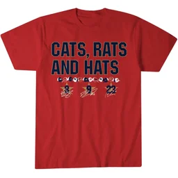 Florida Panthers Hockey Cats & Rats & Hats Graphic Shirt for Hockey Fans