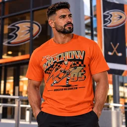 Anaheim Ducks Roger McQueen Ka-Chow Graphic Shirt for Hockey Fans