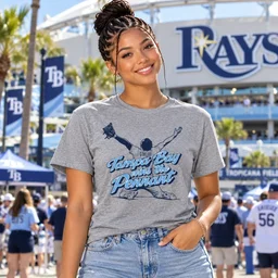 Junior Caminero Tampa Bay Wins The Pennant Graphic Shirt for Baseball Fans