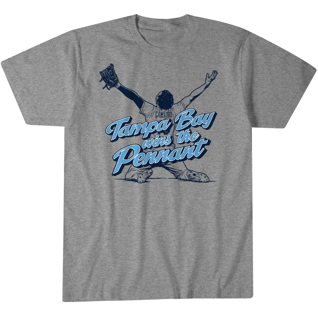 Junior Caminero Tampa Bay Wins The Pennant Graphic Shirt for Baseball Fans