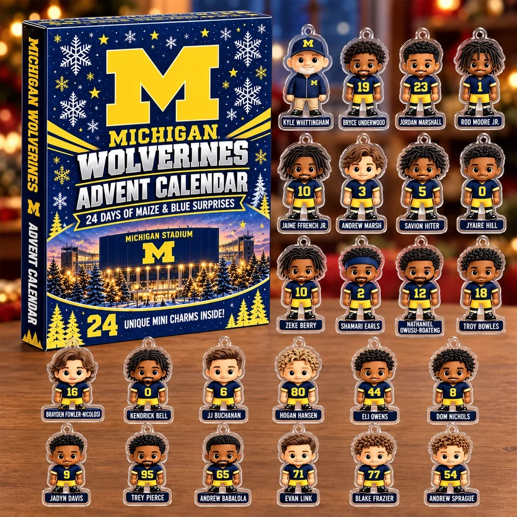 Michigan Wolverines Football 2026 Advent Calendar for College Football Fans