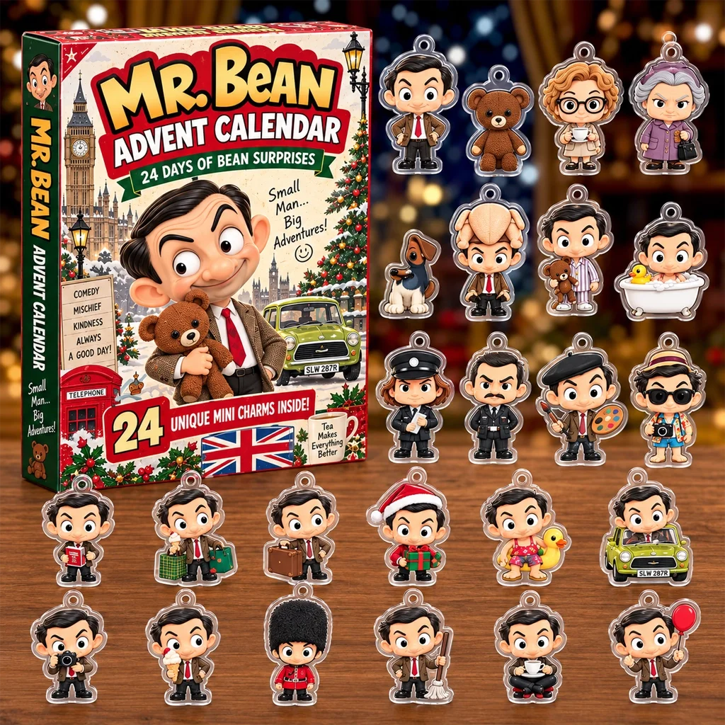 Shipping Cartoon Characters Mr. Bean Cartoon Character 2026 Advent Calendar for Mr. Bean Fans ...