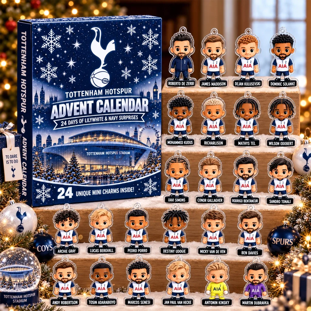 Tottenham Hotspur Coach And Players Advent Calendar
