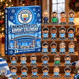 Manchester City Coach And Players Advent Calendar