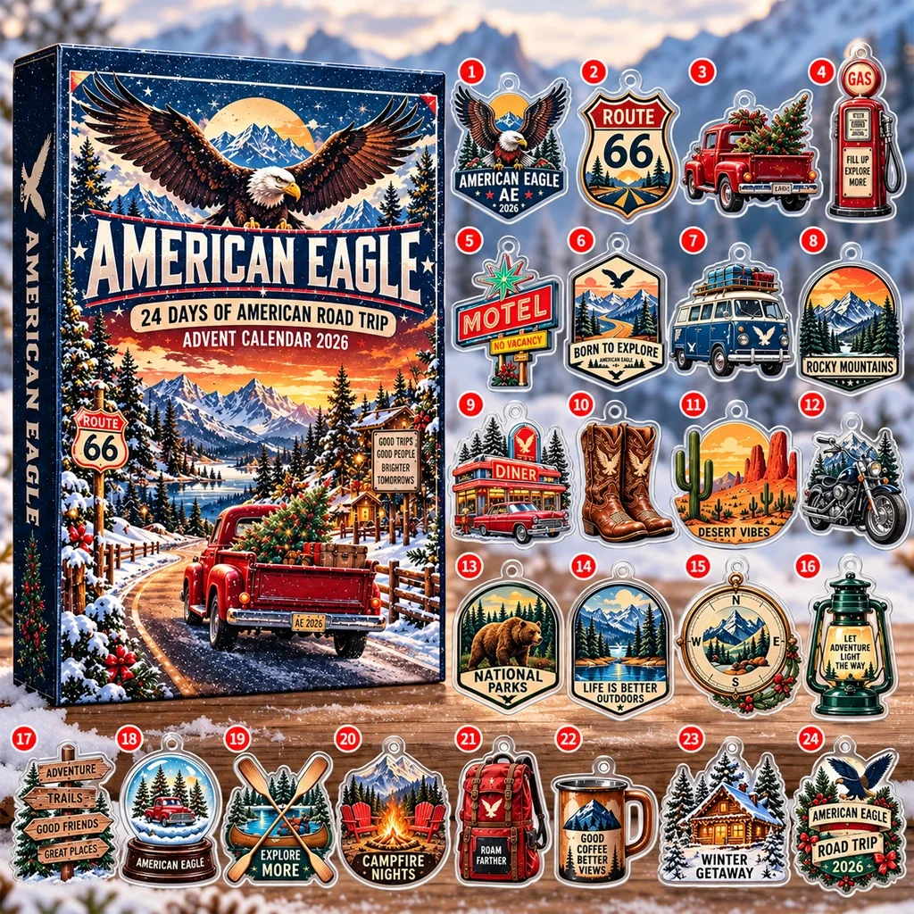 American Eagle 24 Days of American Road Trip 2026 Advent Calendar