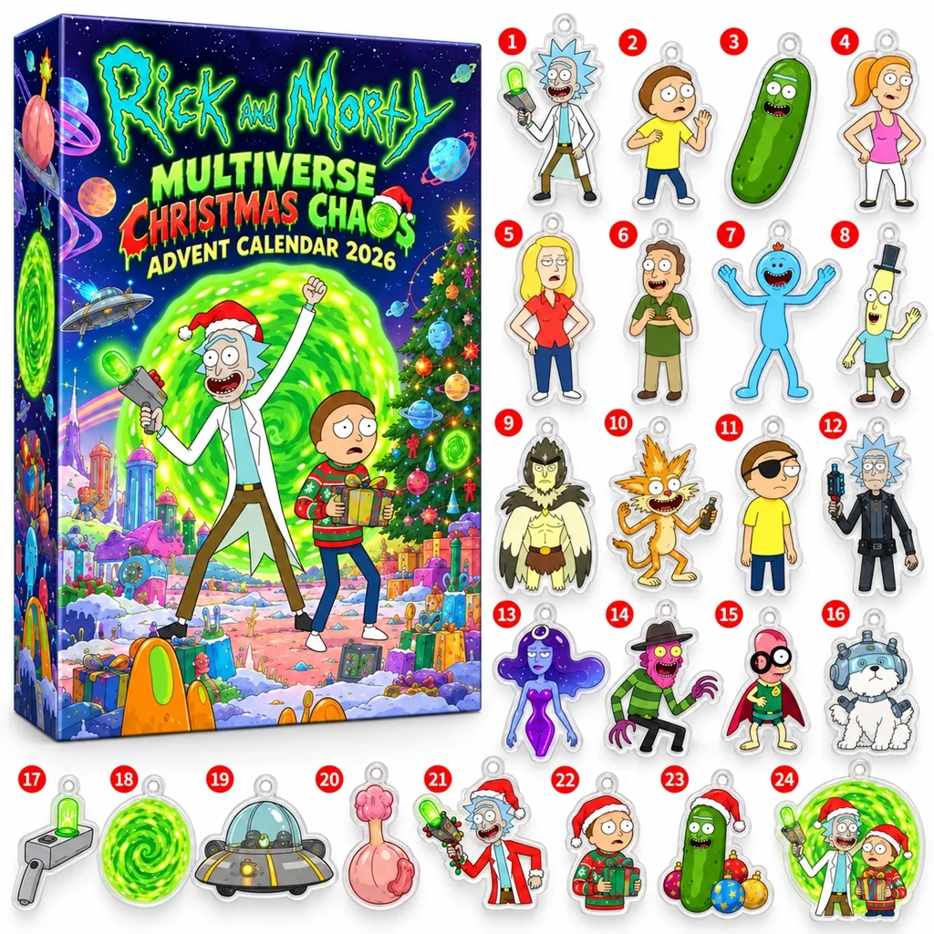 Rick and Morty Multiverse Christmas Chaos 2026 Advent Calendar