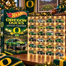 Oregon Ducks Hot Wheels Advent Calendar
