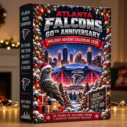 Atlanta Falcons 1966-2026 60th Anniversary Christmas Advent Calendar