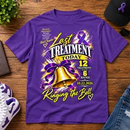 Clemson Tigers Football Hevin Brown-Shuler Ring the Bell Graphic Shirt for College Football Fans