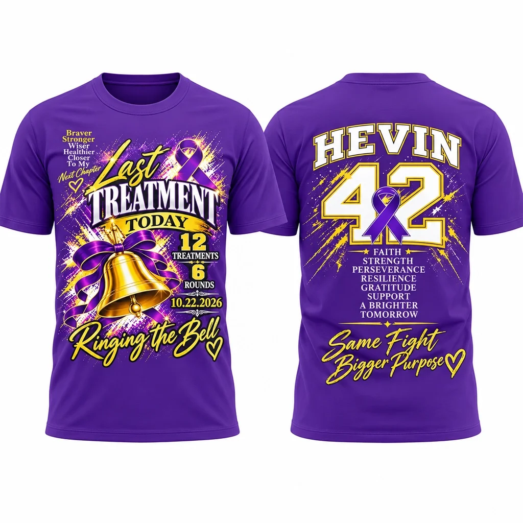 Clemson Tigers Football Hevin Brown-Shuler Ring the Bell Graphic Shirt for College Football Fans