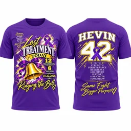 Clemson Tigers Football Hevin Brown-Shuler Ring the Bell Graphic Shirt for College Football Fans