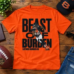 Chicago Bears Luther Burden III Beast Of Burden Graphic Shirt for Football Fans