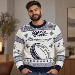 Custom Name The Lord of the Rings The One Ring Ugly Sweater