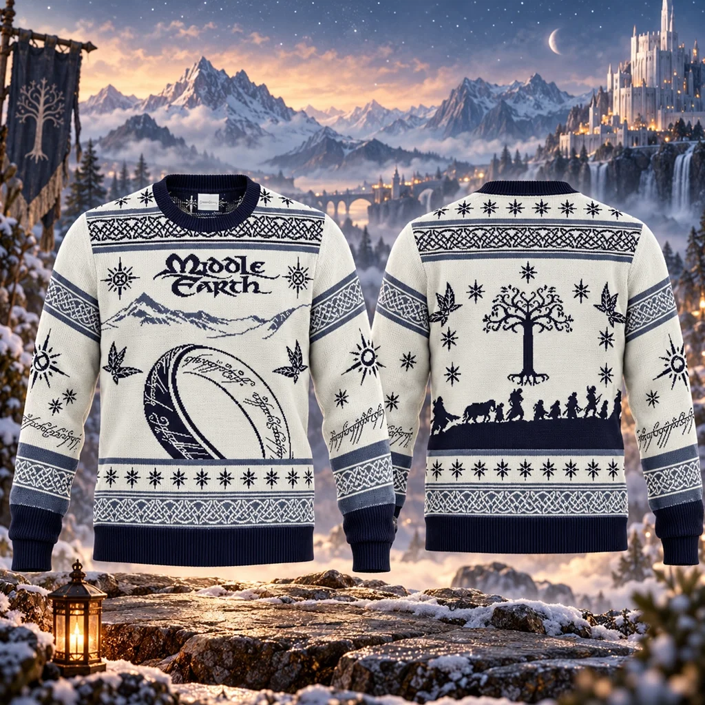 Custom Name The Lord of the Rings The One Ring Ugly Sweater