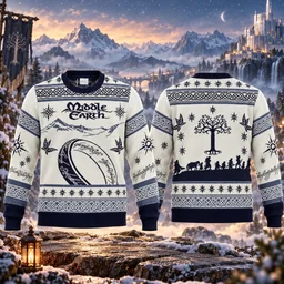 Custom Name The Lord of the Rings The One Ring Ugly Sweater