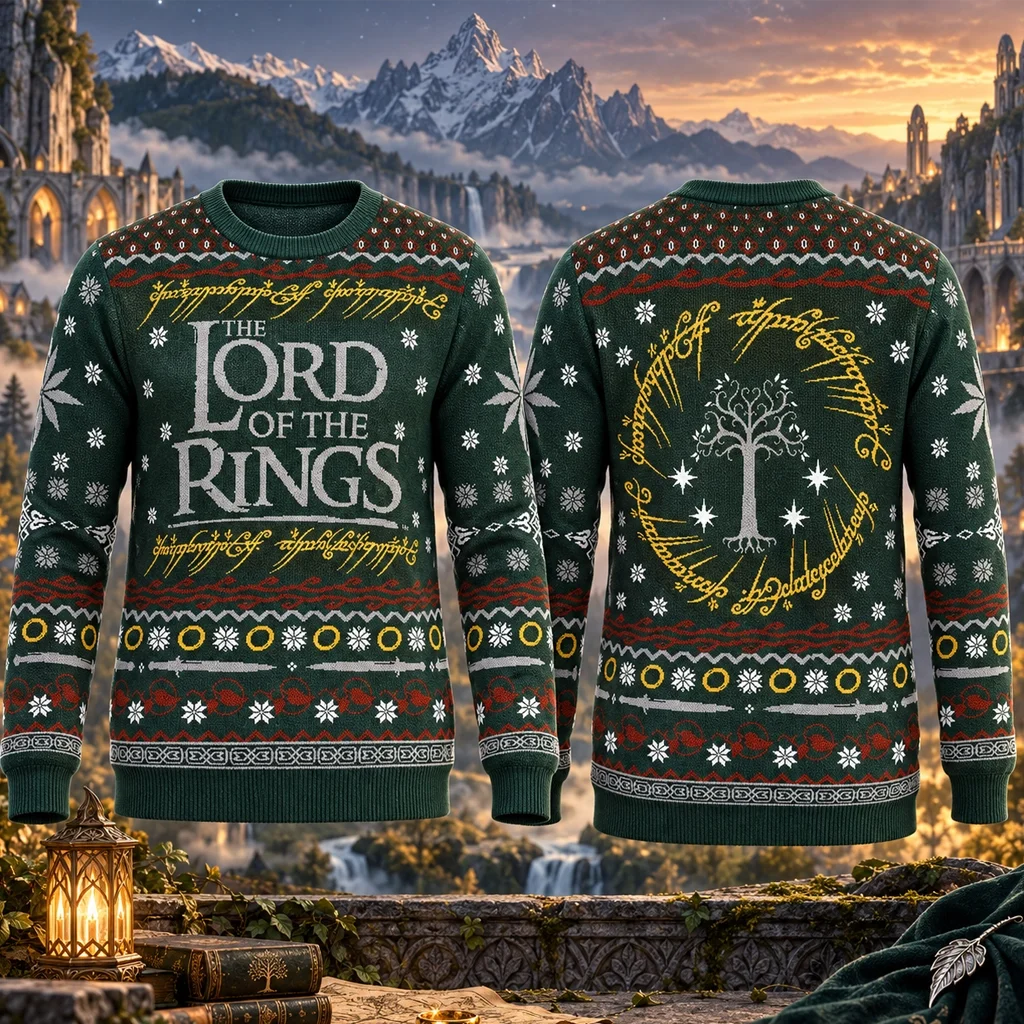 The Lord of the Rings Ugly Christmas Sweater for The Lord of the Rings Fans