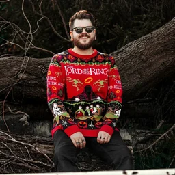 The Lord of the Rings One Ring To Rule Them All Ugly Christmas Sweater