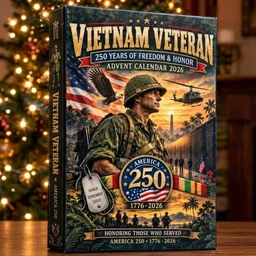 Vietnam Veteran 250 Years of Freedom And Honor Advent Calendar