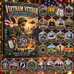 Vietnam Veteran 250 Years of Freedom And Honor Advent Calendar