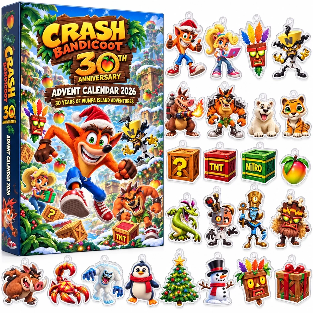 Crash Bandicoot 30th Anniversary 2026 Advent Calendar for Crash Bandicoot Fans