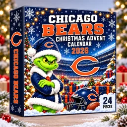 Chicago Bears x Grinch Christmas 2026 Advent Calendar
