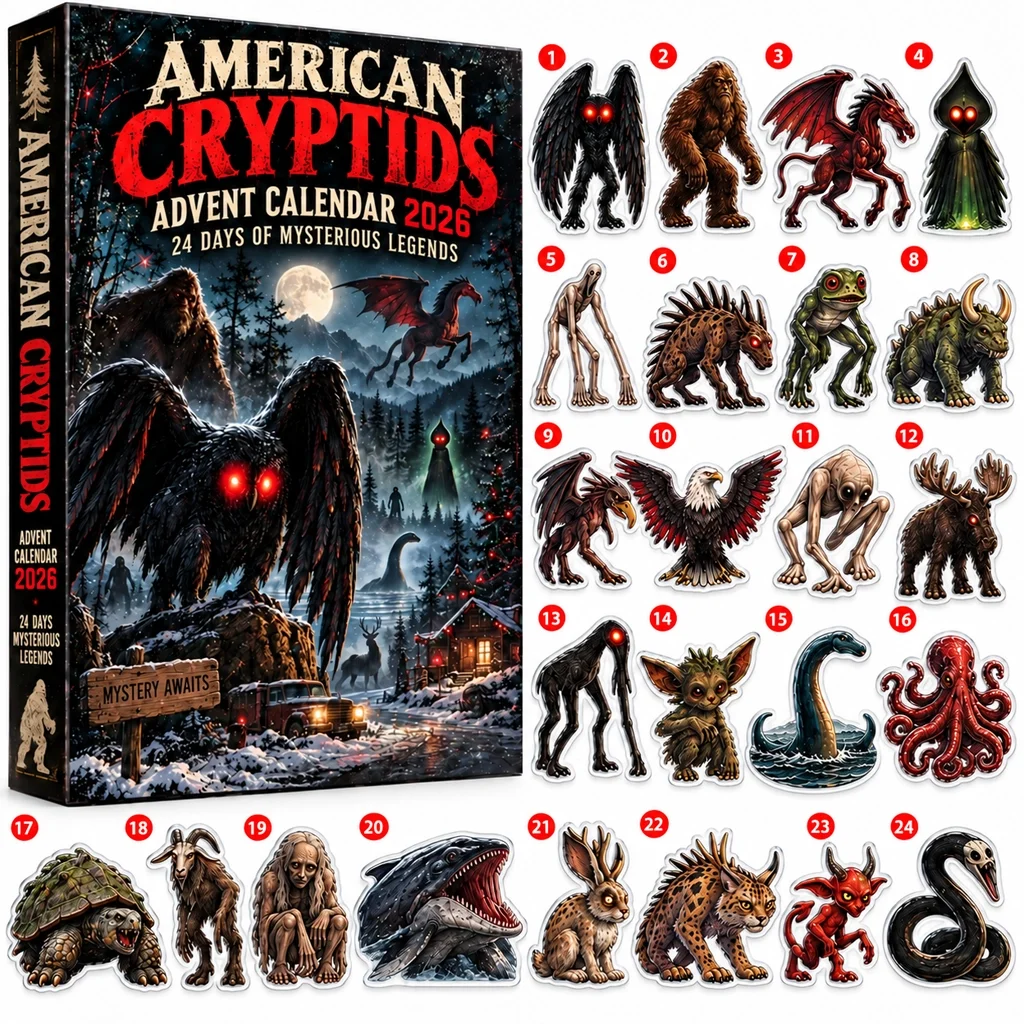 American Cryptids 2026 Advent Calendar for Cryptid Fans
