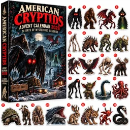 American Cryptids 2026 Advent Calendar for Cryptid Fans