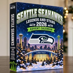 Seattle Seahawks Legends And Stars 2026 Advent Calendar for Football Fans