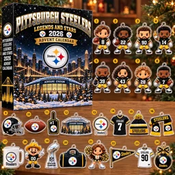 Pittsburgh Steelers Legends And Stars 2026 Advent Calendar for Football Fans