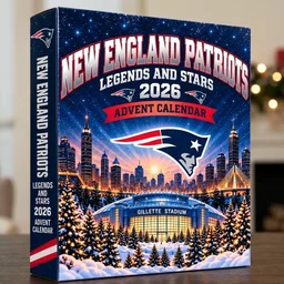 New England Patriots Legends And Stars 2026 Advent Calendar for Football Fans
