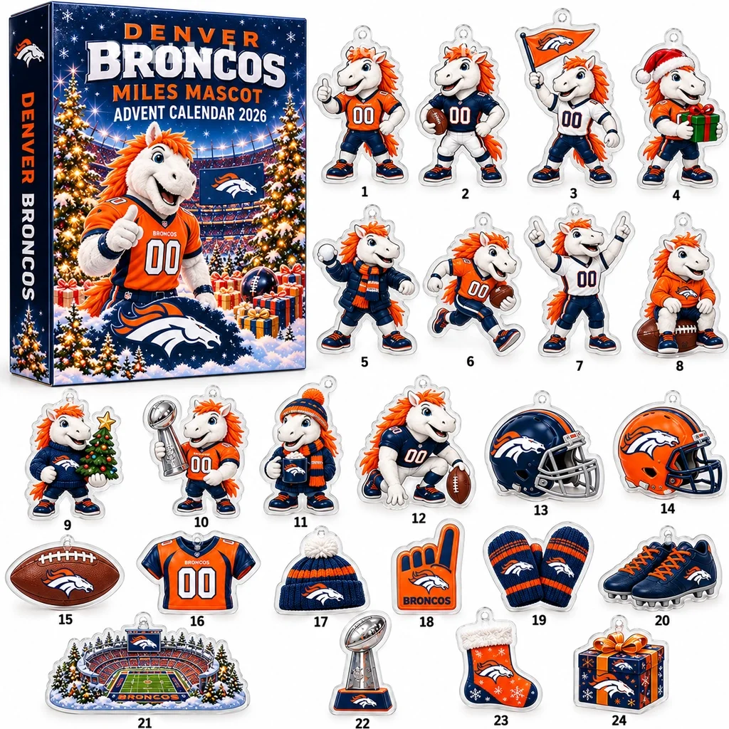 Denver Broncos Miles Mascot 2026 Advent Calendar