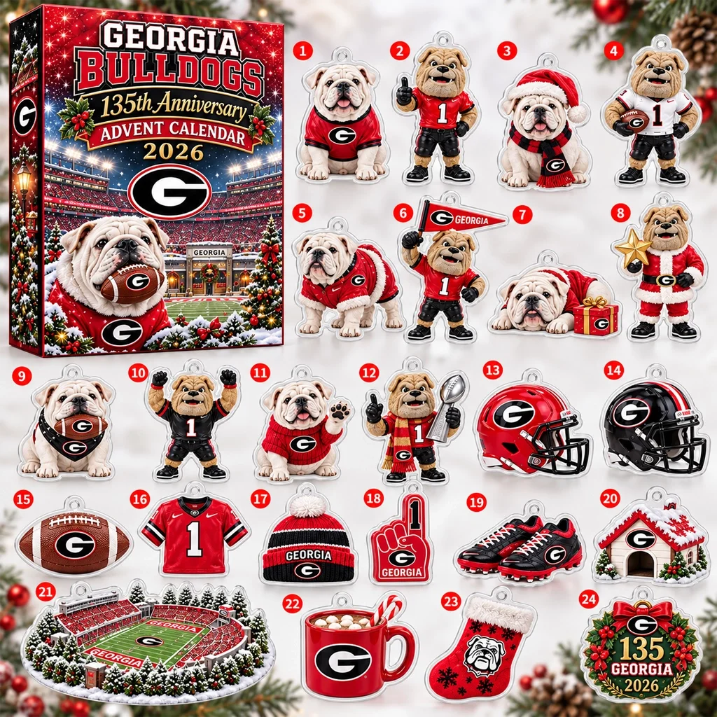 Georgia Bulldogs 135th Anniversary 2026 Advent Calendar