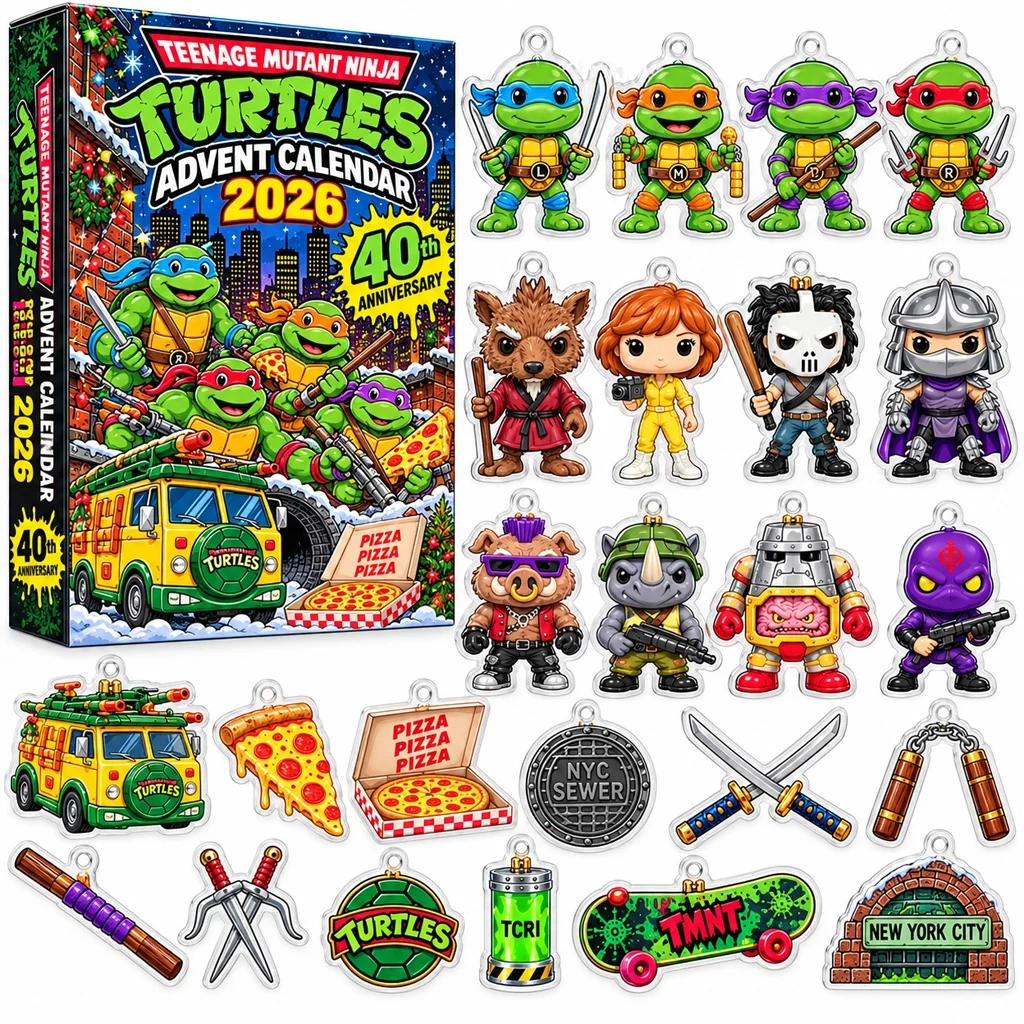 Teenage Mutant Ninja Turtles 40th Anniversary 2026 Advent Calendar