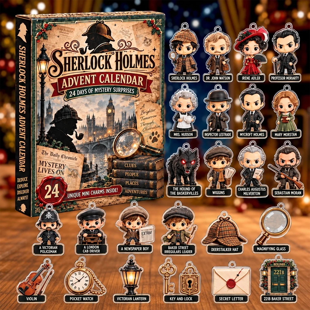 Sherlock Holmes Detective Mystery 2026 Advent Calendar for Sherlock Holmes Fans