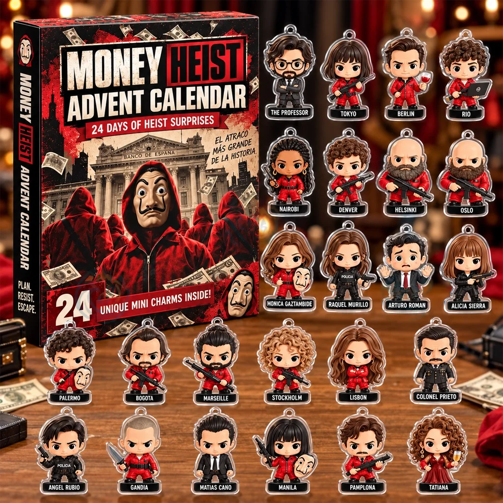Money Heist 2026 Advent Calendar 24 Days Of Heist Surprises