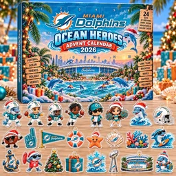 Miami Dolphins Ocean Heroes 2026 Advent Calendar