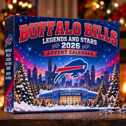 Buffalo Bills Legends And Stars 2026 Advent Calendar for Football Fans
