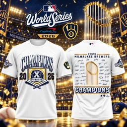 Milwaukee Brewers World Series Champions 2026 Graphic Shirt