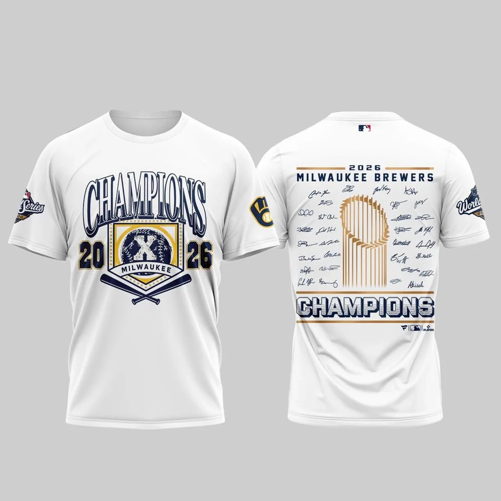 Milwaukee Brewers World Series Champions 2026 Graphic Shirt