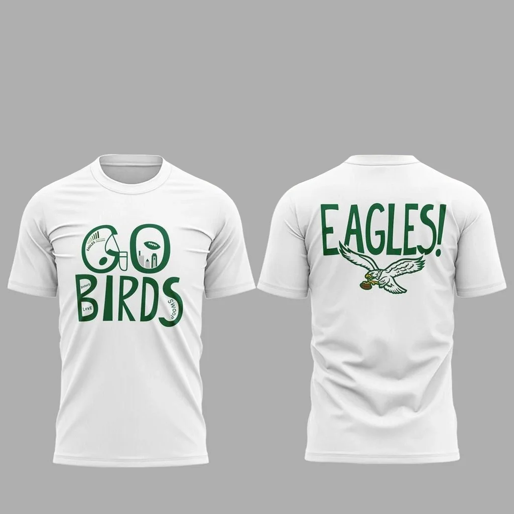 Philadelphia Eagles Go Birds 2026 Shirt For Football Fans