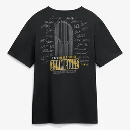 Milwaukee Brewers Black 2026 World Series Champions Signature Roster T-Shirt