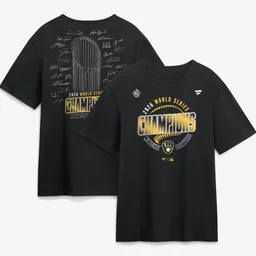 Milwaukee Brewers Black 2026 World Series Champions Signature Roster T-Shirt