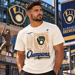 Milwaukee Brewers Cream 2026 World Series Champions Parade Graphic Shirt For Baseball Fans