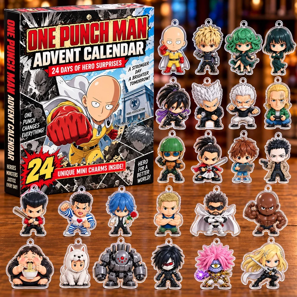 One Punch Man 2026 Advent Calendar for One Punch Man Fans
