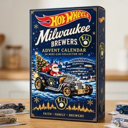 Milwaukee Brewers x Hot Wheels Christmas 2026 Advent Calendar