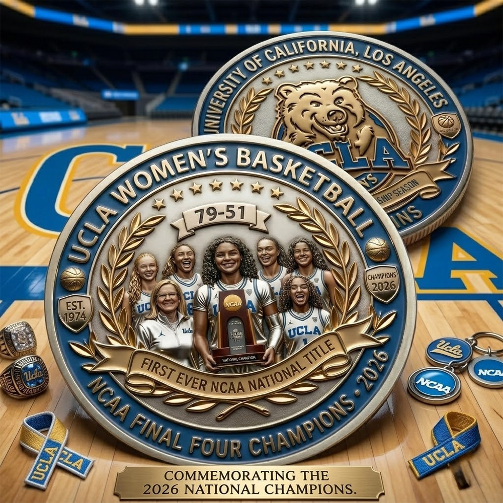 UCLA Basketball NCAA Championship Commemorative Coin 2026 - Laborose